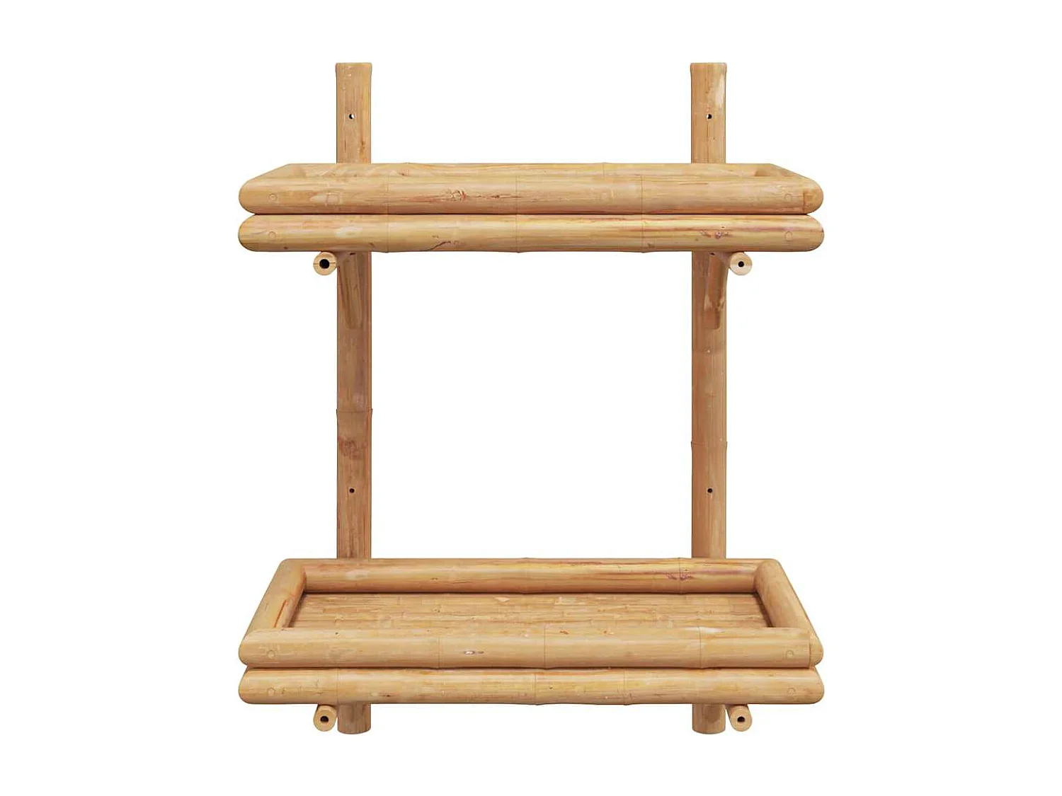 Wandplank met plank Bruin 45 x 26 x 60 cm Bamboe