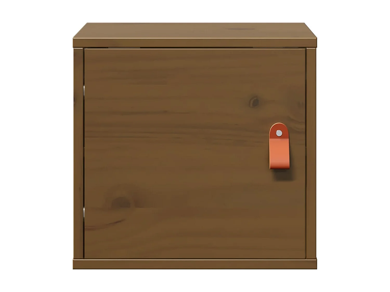 Armoires murales 2pcs Marron miel 31,5x30x30 cm Bois pin massif