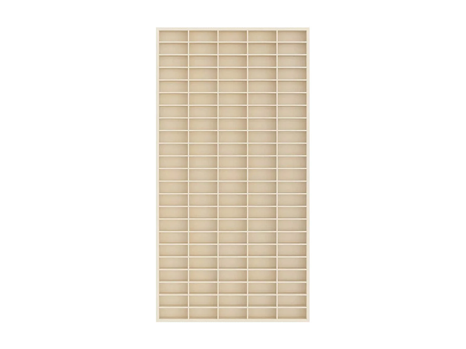 Vitrine Braun 50 x 4,5 x 96 cm Holzwerkstoff