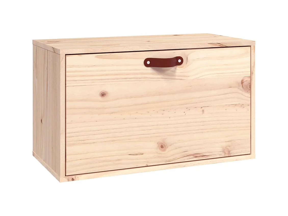 Wandkast 60x30x35 cm Massief grenenhout