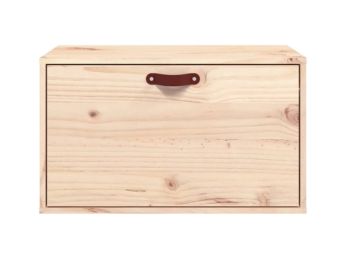 Wandkast 60x30x35 cm Massief grenenhout