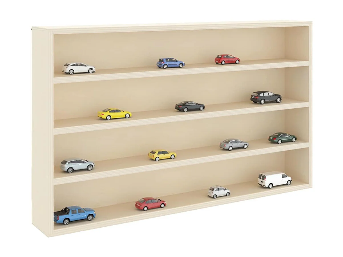 Caja de madera marrón 60 x 8,5 x 37 cm Contrachapado