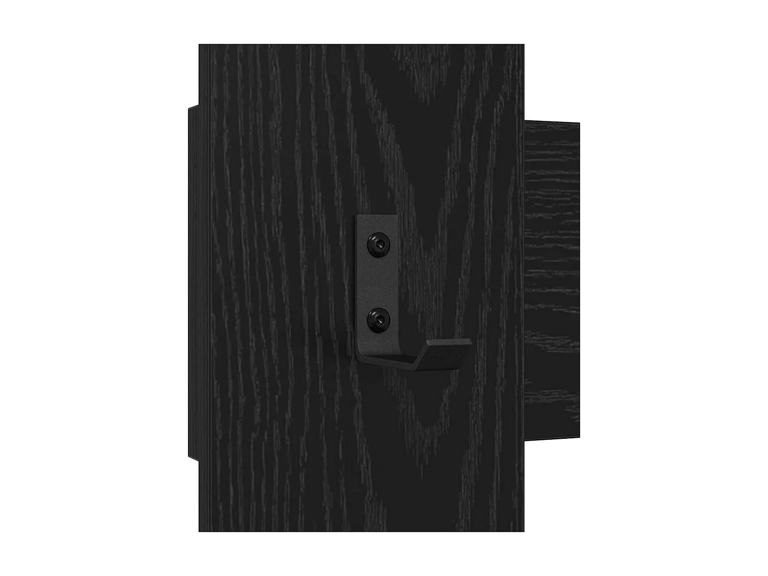 Appendiabiti da parete Appendiabiti da parete Rovere nero 65 x 3 x 100 cm