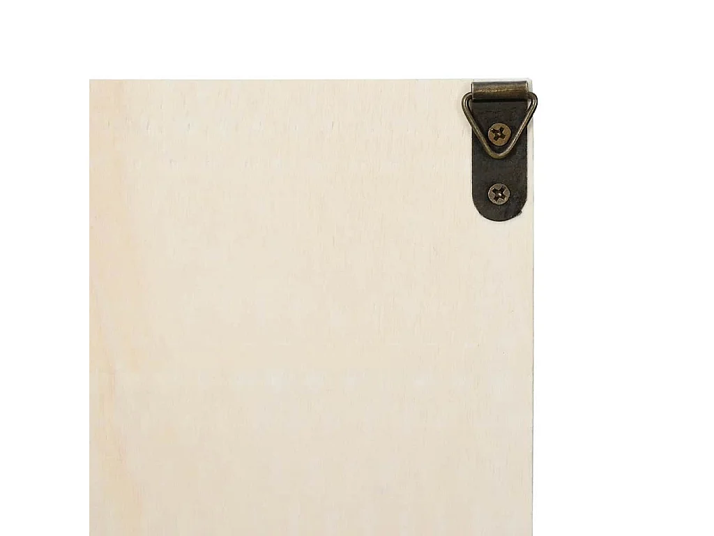 Braune Holz-Displaybox 100 x 8,5 x 36 cm