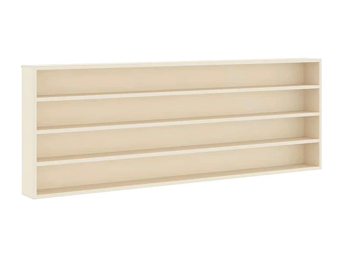 Bruine houten displaybox 100 x 8,5 x 36 cm