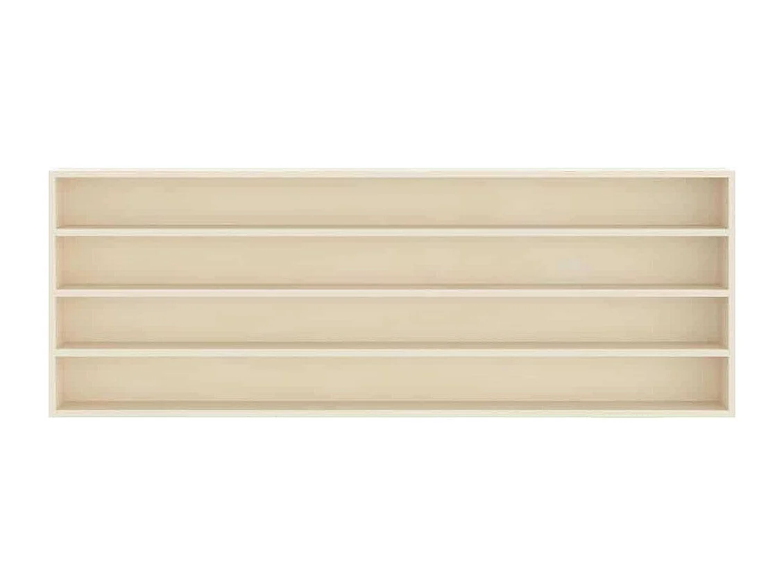 Bruine houten displaybox 100 x 8,5 x 36 cm