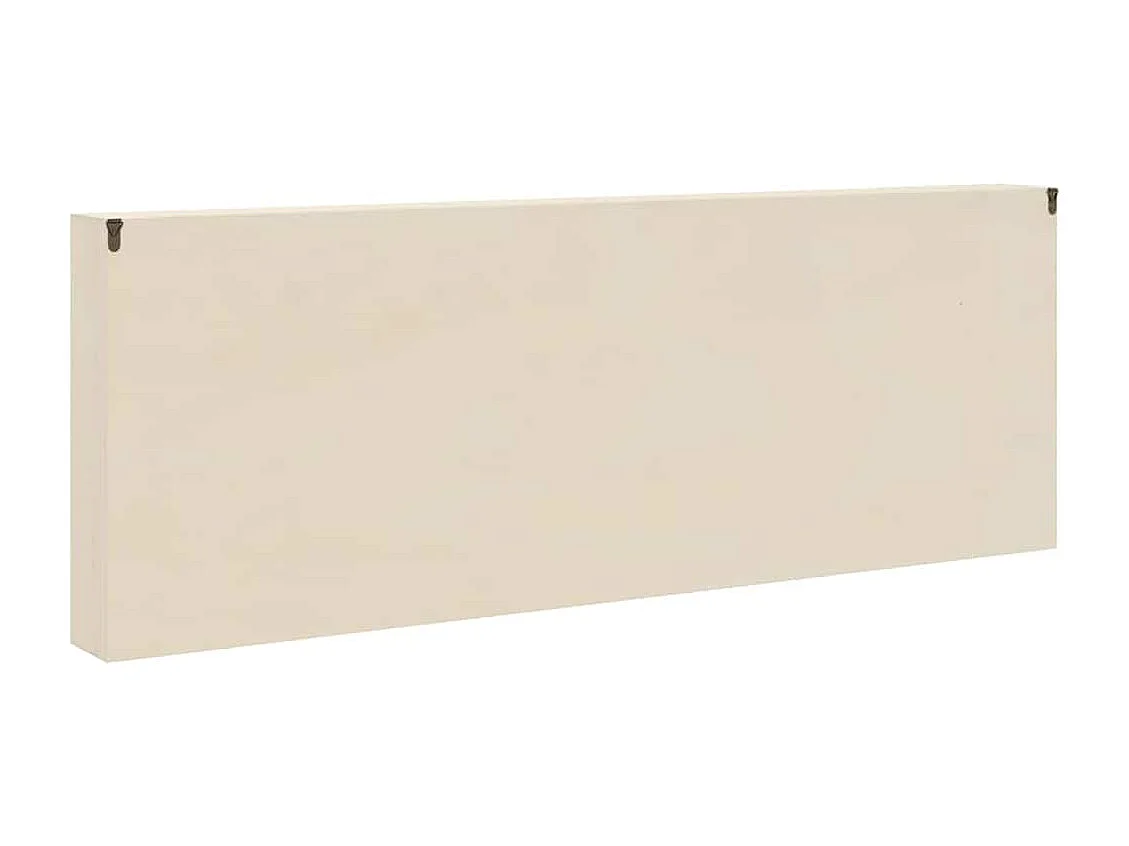 Bruine houten displaybox 100 x 8,5 x 36 cm