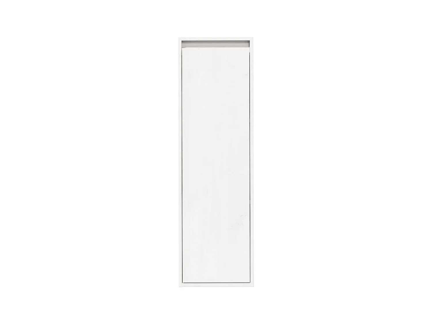 Armario de pared Blanco 30x30x100 cm Madera maciza de pino