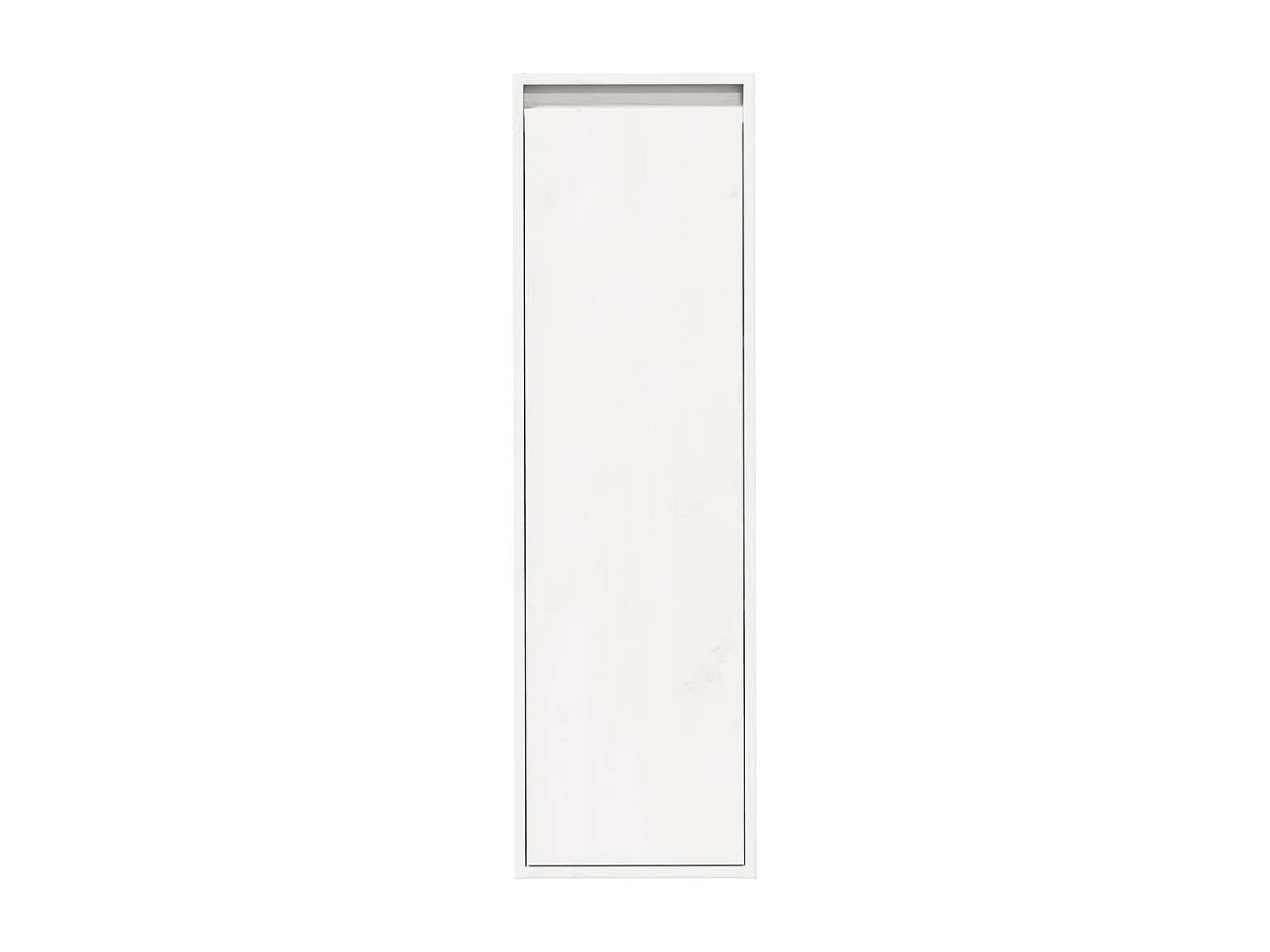 Armoire murale Blanc 30x30x100 cm Bois de pin massif