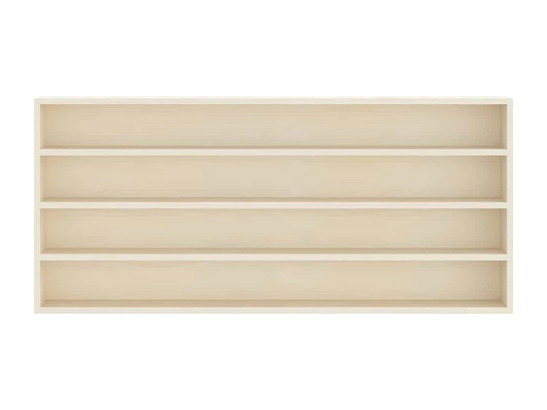 Boîte d'Exposition en Bois Marron 80 x 8,5 x 36 cm Contreplaqué