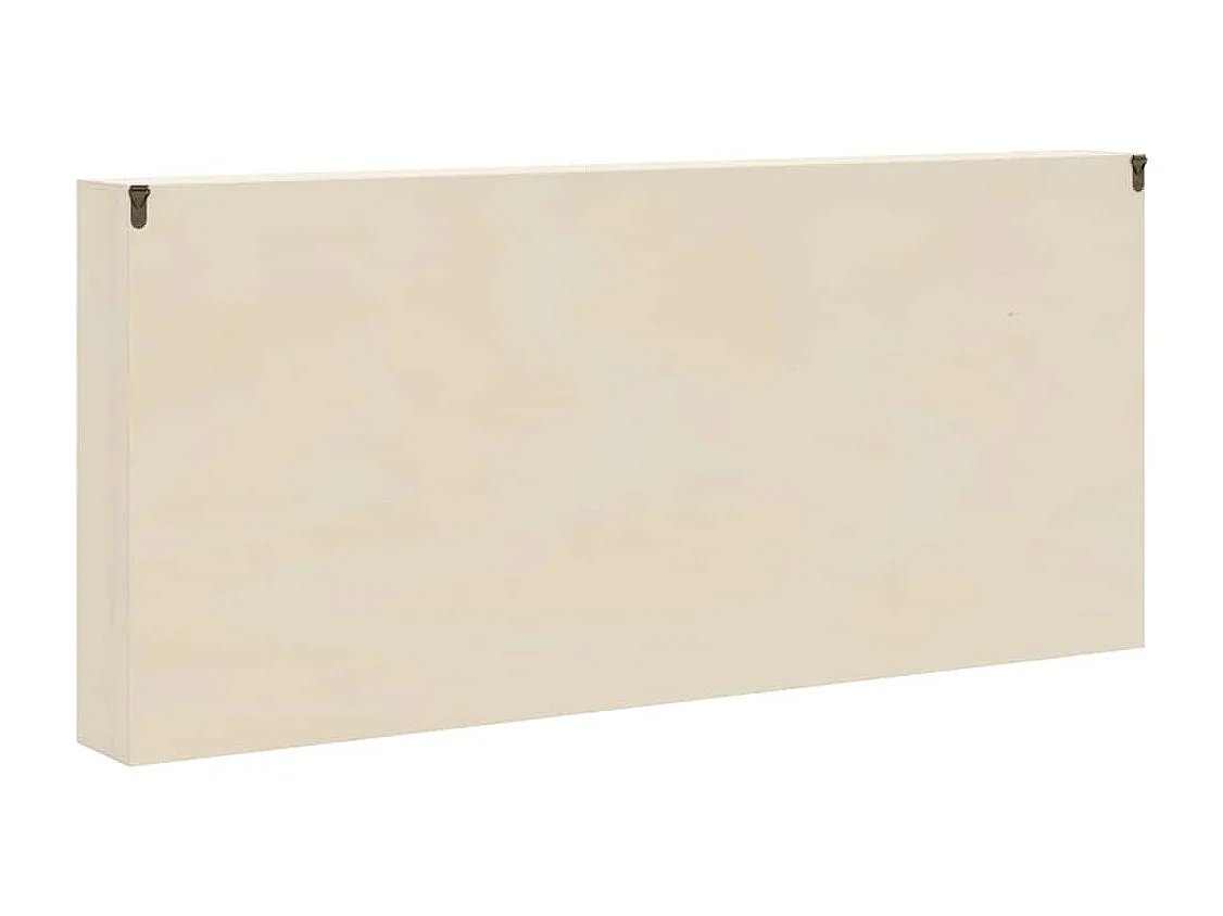 Boîte d'Exposition en Bois Marron 80 x 8,5 x 36 cm Contreplaqué