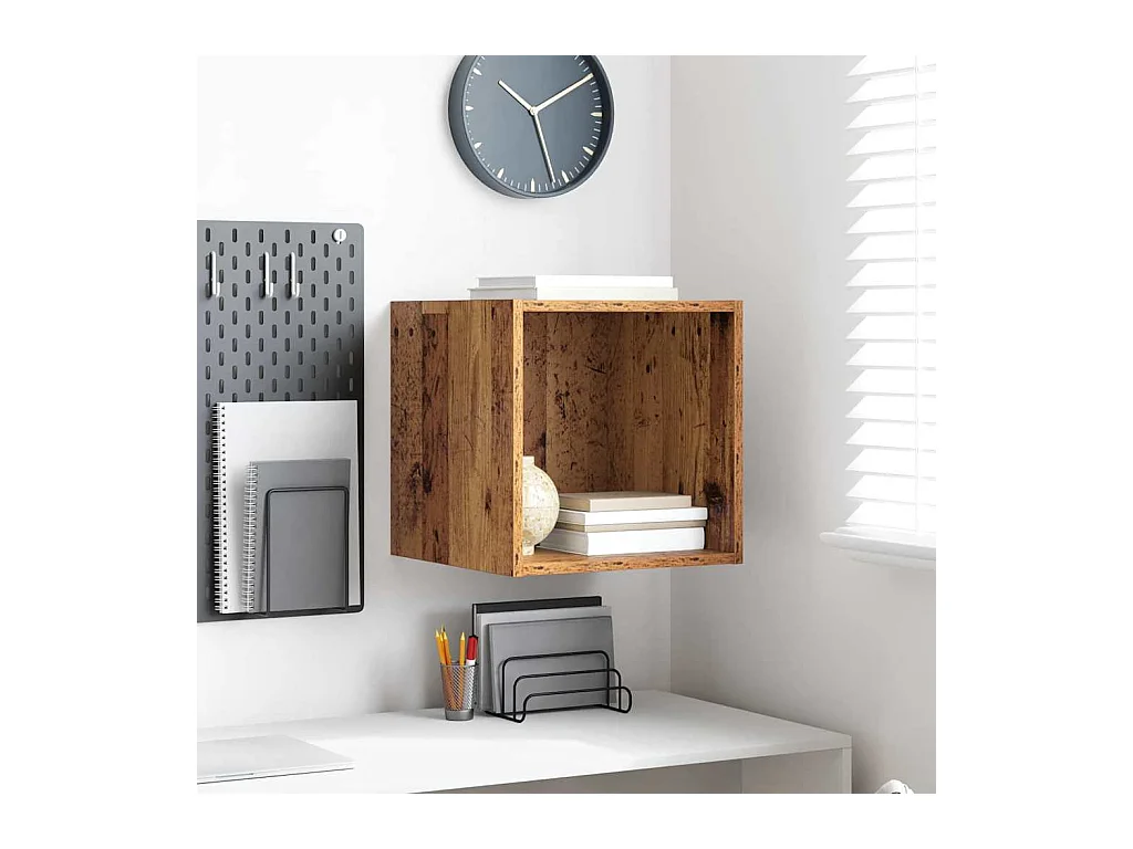 Wohnwand Antikholz 37 x 37 x 37 cm Holzwerkstoff