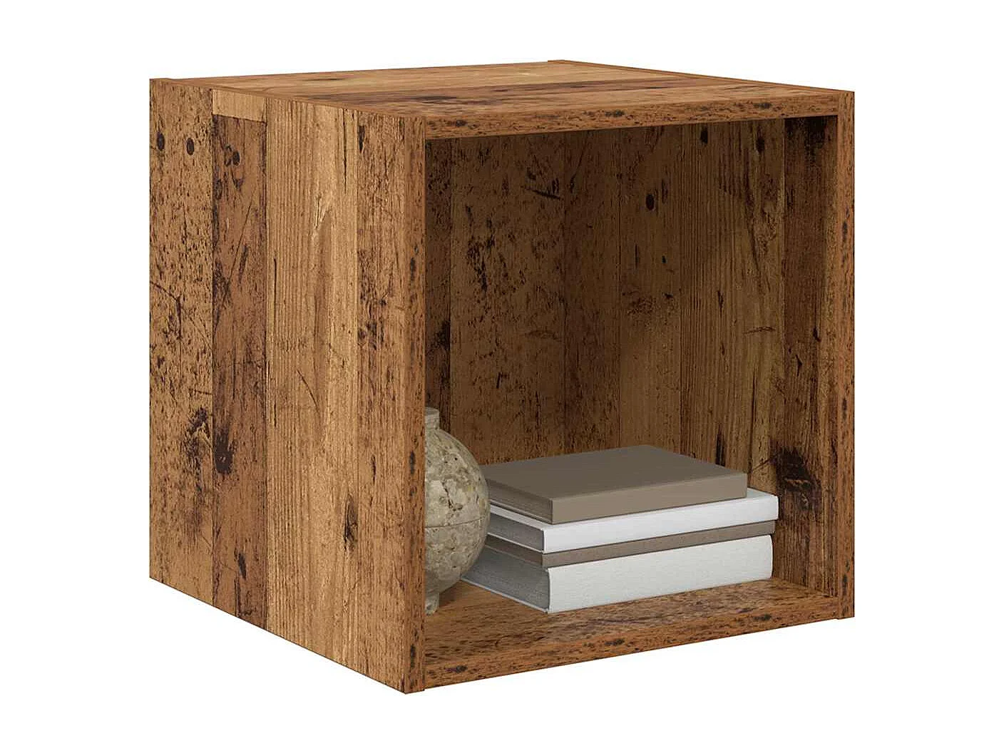 Wohnwand Antikholz 37 x 37 x 37 cm Holzwerkstoff