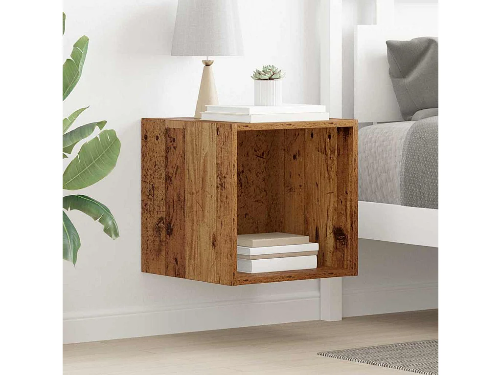 Wohnwand Antikholz 37 x 37 x 37 cm Holzwerkstoff