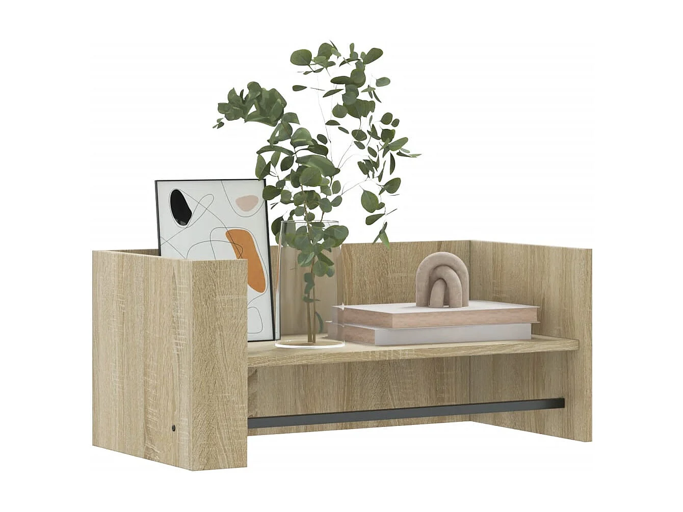 Mensola da parete in rovere Sonoma 70,5x35x30,5 cm in legno ingegnerizzato
