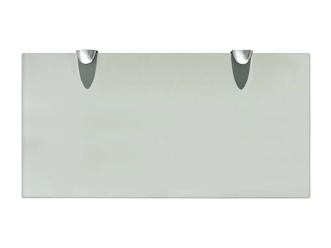 Wandplanken 2 stuks Glas 40 x 20 cm 8 mm