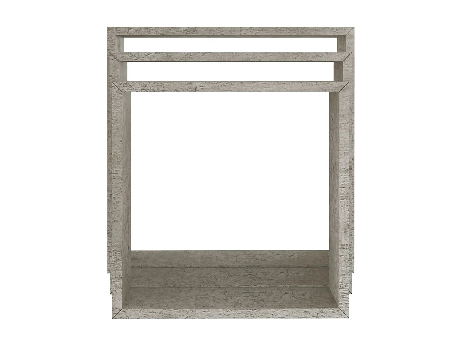 Estantes de pared cúbicos de 3 piezas, gris hormigón