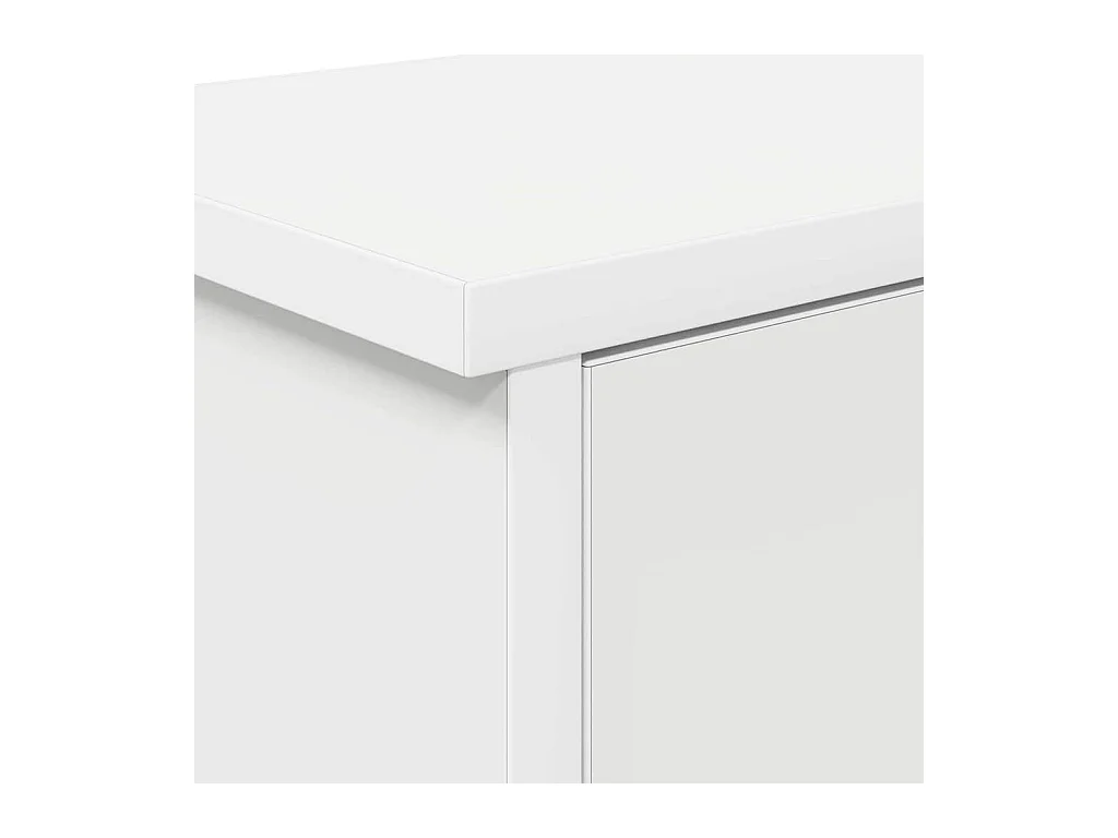 Perchero de pared Blanco 50 x 20 x 30 cm Madera de ingeniería