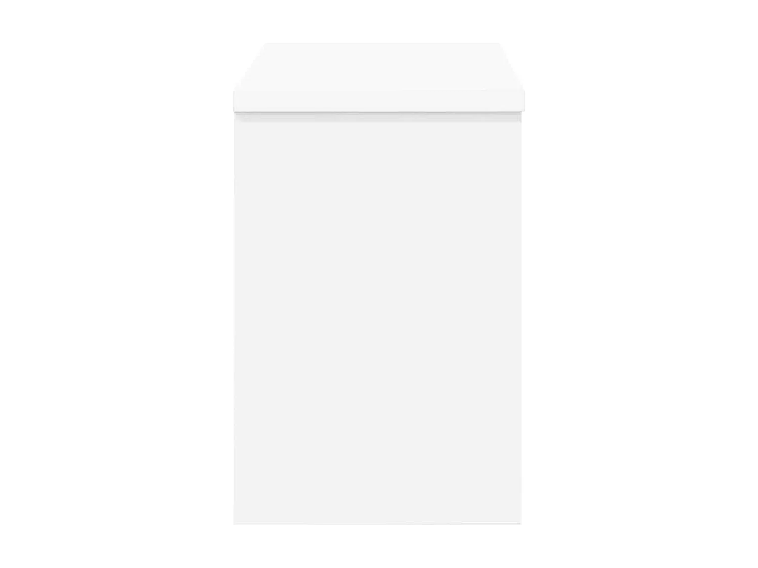 Porte-manteau mural Blanc 50 x 20 x 30 cm Bois d'ingénierie