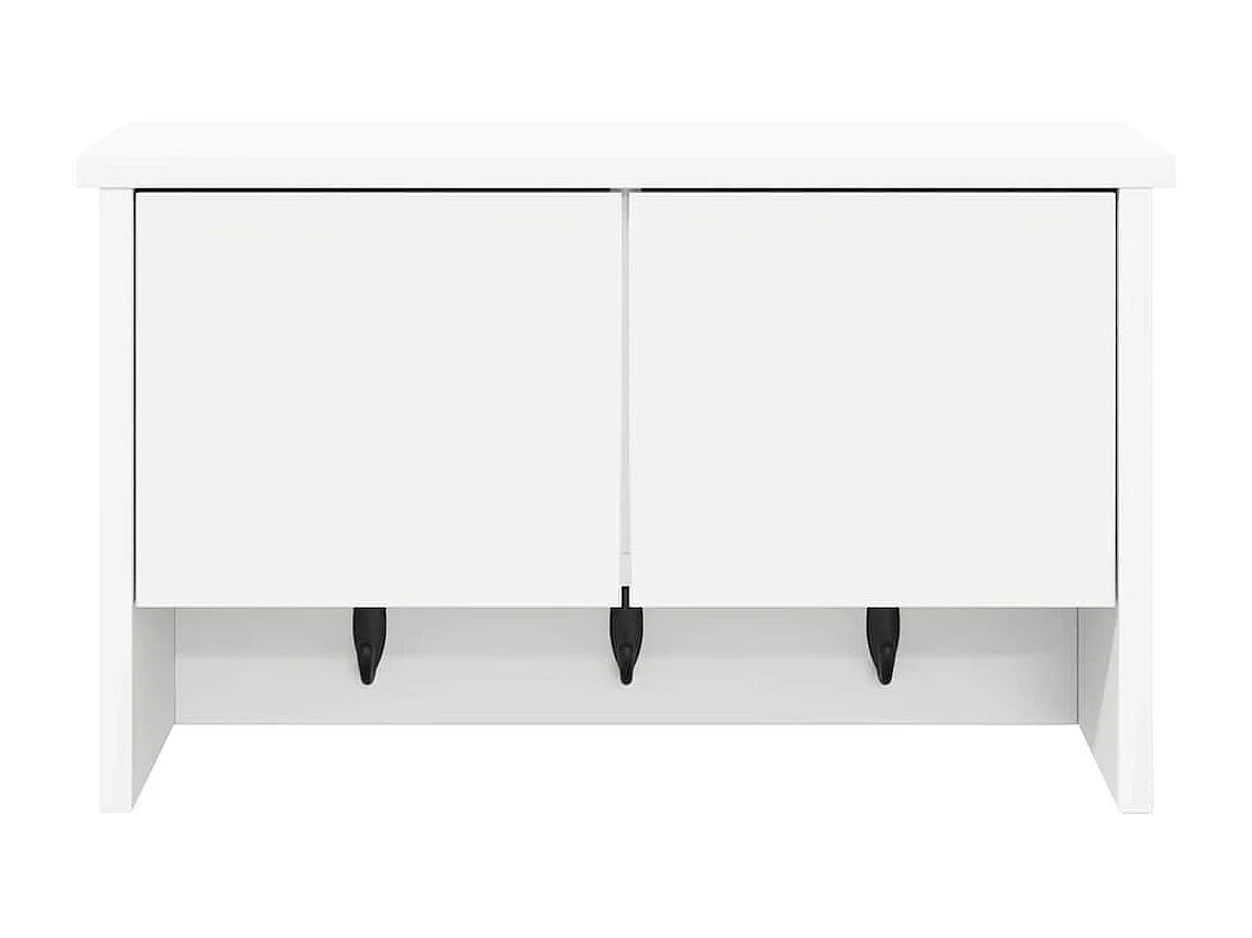 Appendiabiti da parete Bianco 50 x 20 x 30 cm Legno ingegnerizzato