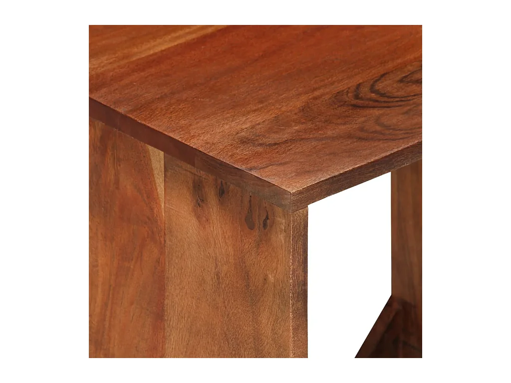 Mensola da parete 40x30x40 cm Legno massello di acacia