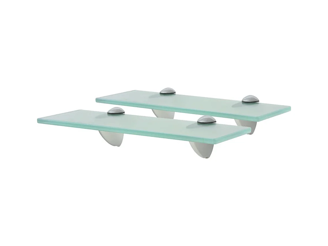 Étagères murales 2 pcs Verre 30x20 cm 8 mm