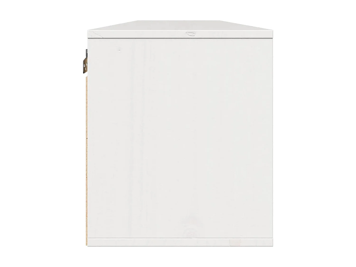 Wandkasten 2 stuks Wit 80x30x35 cm Massief grenenhout