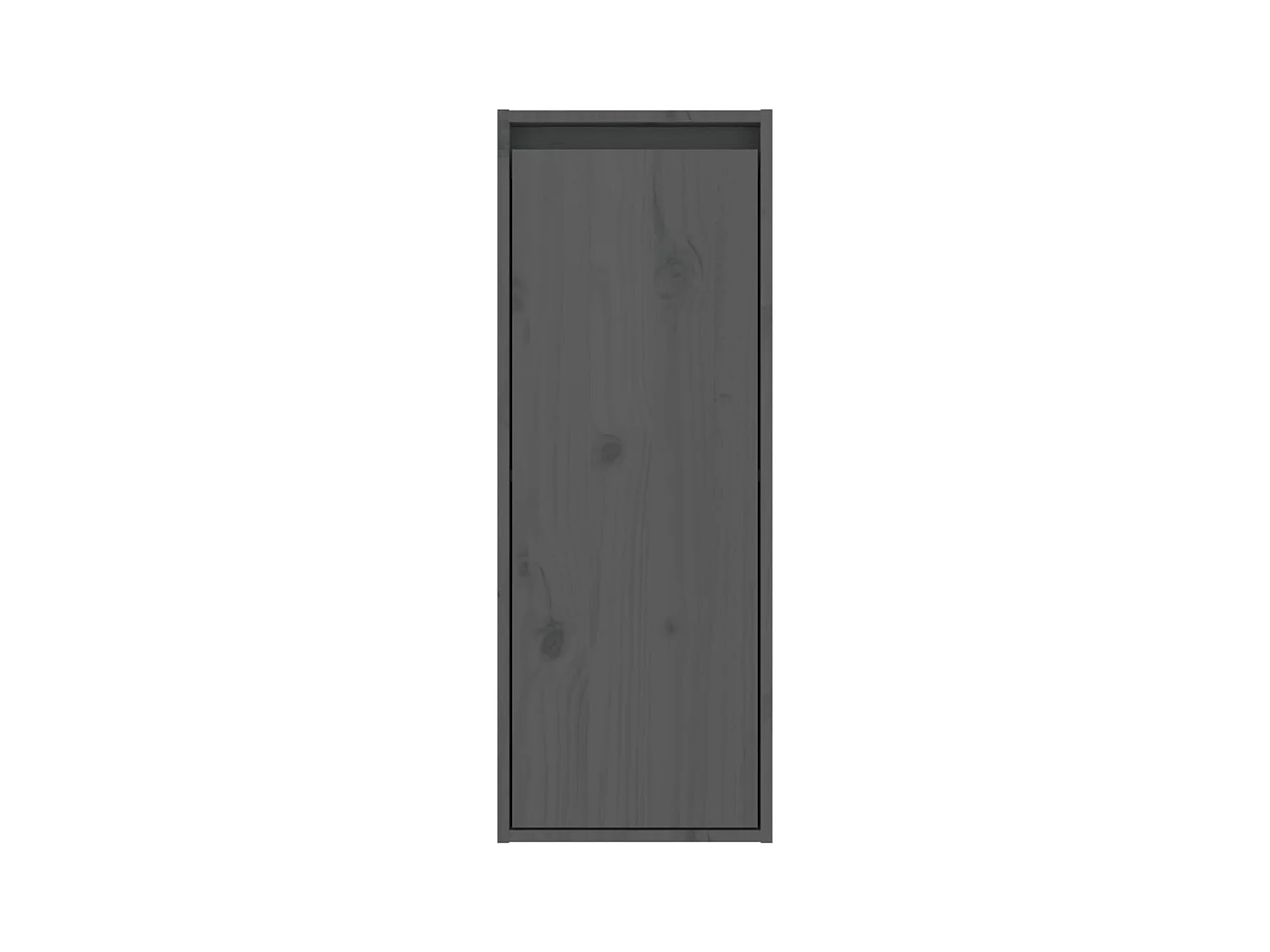 Armario de pared Gris 30x30x80 cm Madera maciza de pino