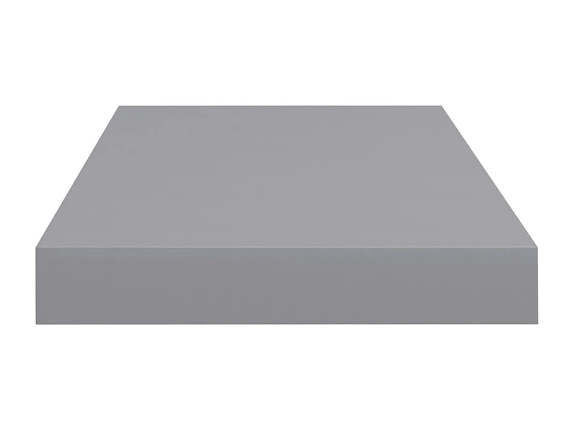 Estantería flotante de pared gris 50x23x3,8 cm MDF