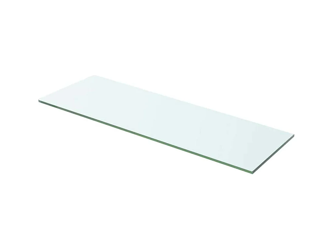 Panneau d’étagère Verre transparent 60 x 15 cm