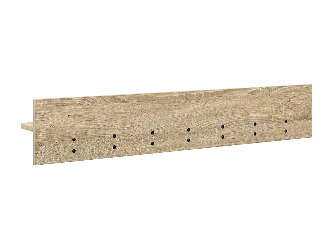 Appendiabiti da parete in rovere Sonoma 100 x 10,5 x 18 cm