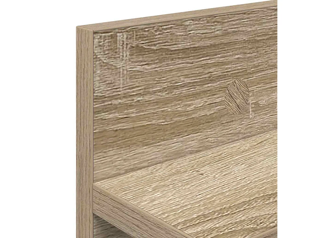 Appendiabiti da parete in rovere Sonoma 100 x 10,5 x 18 cm