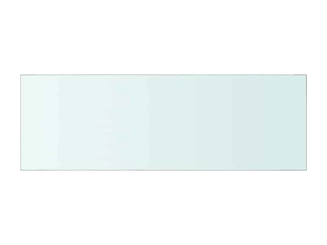 Panneaux d'étagère 2 pcs Verre Transparent 60x20 cm