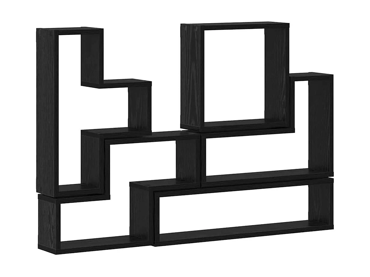 Cube mural Autre Chêne noir 96 x 12 x 64 cm Bois d'ingénierie