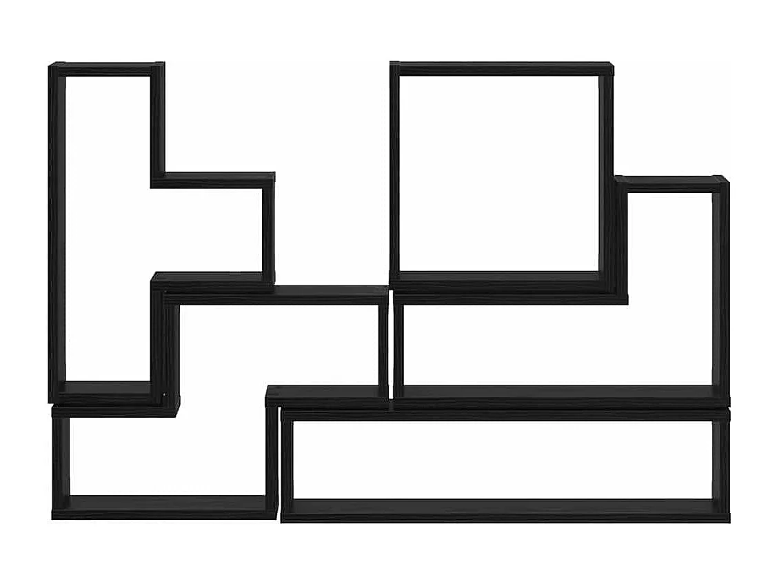 Cube mural Autre Chêne noir 96 x 12 x 64 cm Bois d'ingénierie