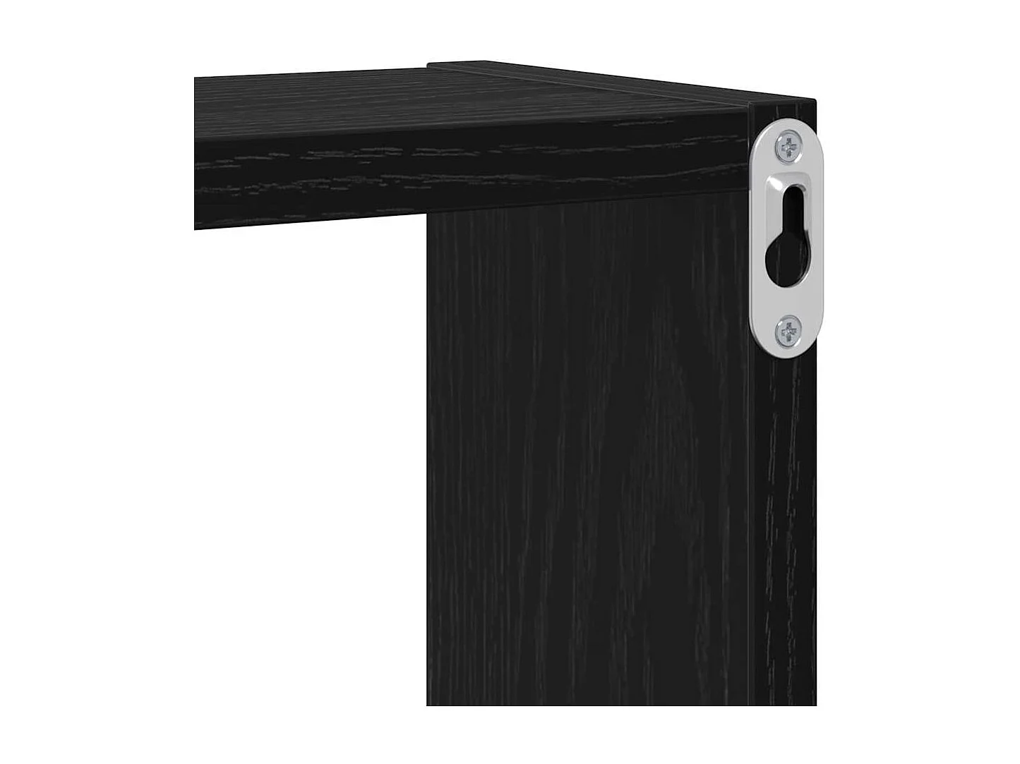 Cube mural Autre Chêne noir 96 x 12 x 64 cm Bois d'ingénierie