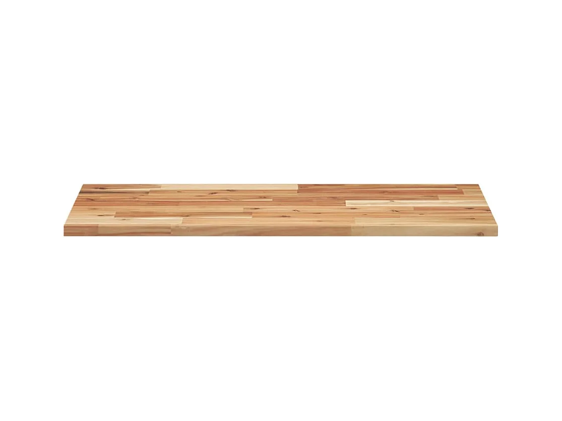 Estantes flotantes 2 uds 100x40x2 cm acacia maciza aceitada