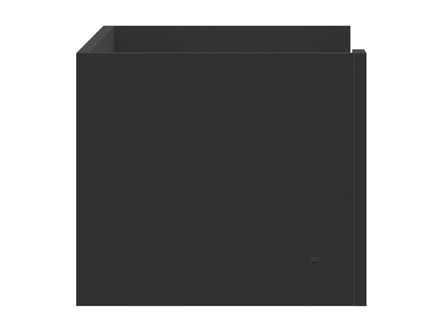 Mensola da parete nera 70,5x35x30,5 cm in legno ingegnerizzato