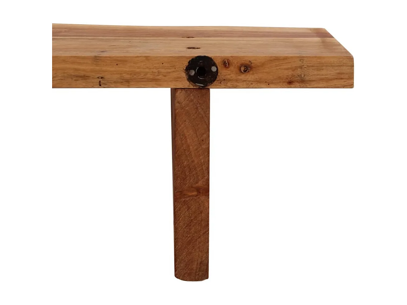 Mensole da parete 2 pezzi 60x20x18 cm Legno massello di acacia