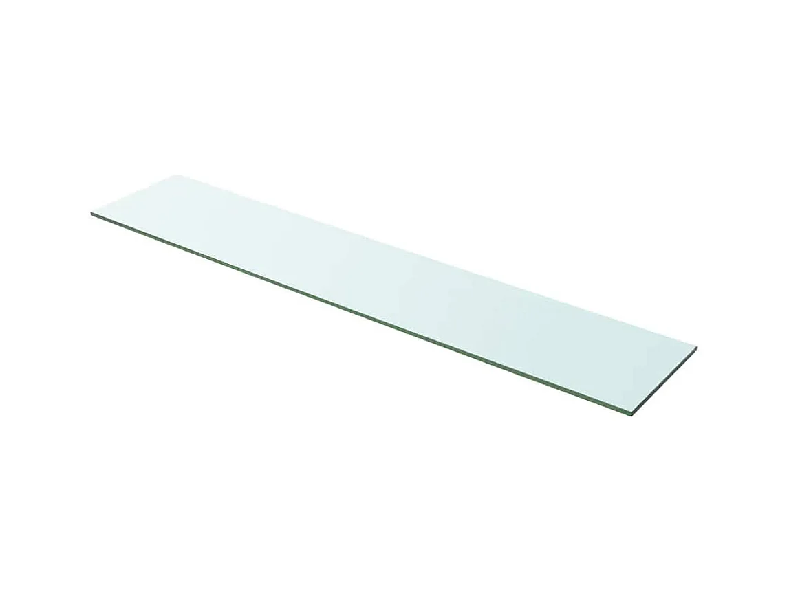 Panneau pour étagère Verre transparent 100 x 20 cm