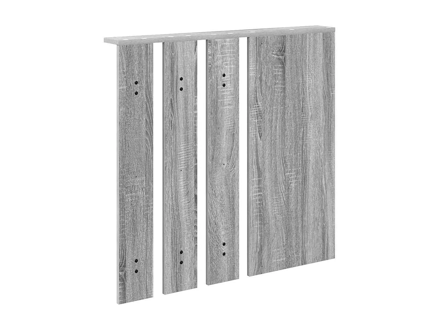 Appendiabiti da parete Sonoma con ripiano, grigio, 84 x 10 x 80 cm