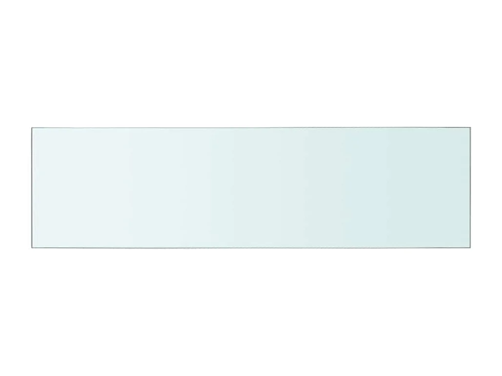 Panneaux d'étagère 2 pcs Verre Transparent 50 x 12 cm