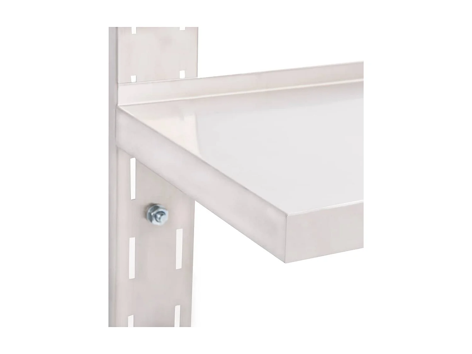 Étagère murale à 2 niveaux Acier inoxydable 100x30 cm