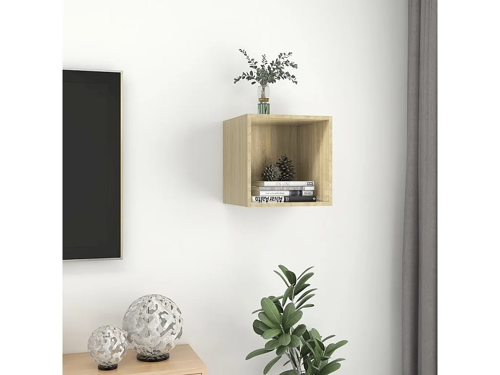 Armoire murale Chêne Sonoma 37x37x37 cm Bois d’ingénierie