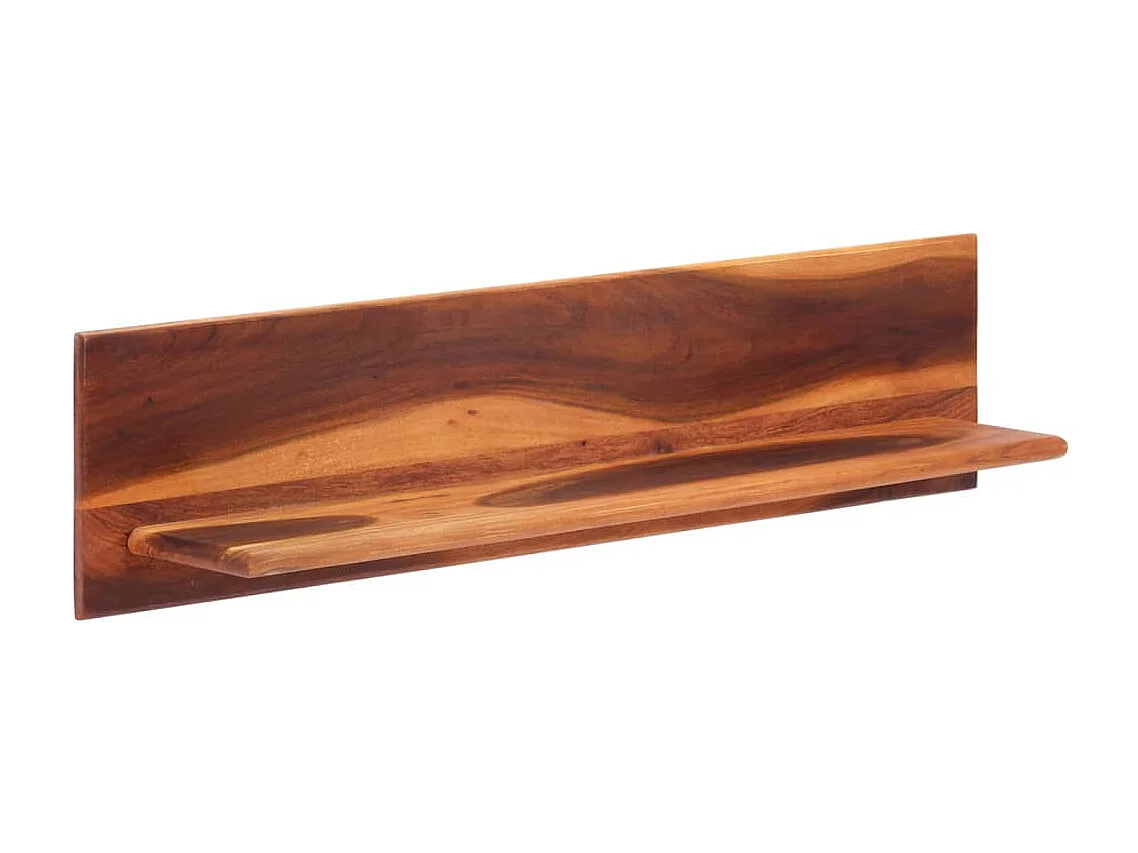 Estantes de pared 2 uds 112x20x26 cm madera maciza de acacia