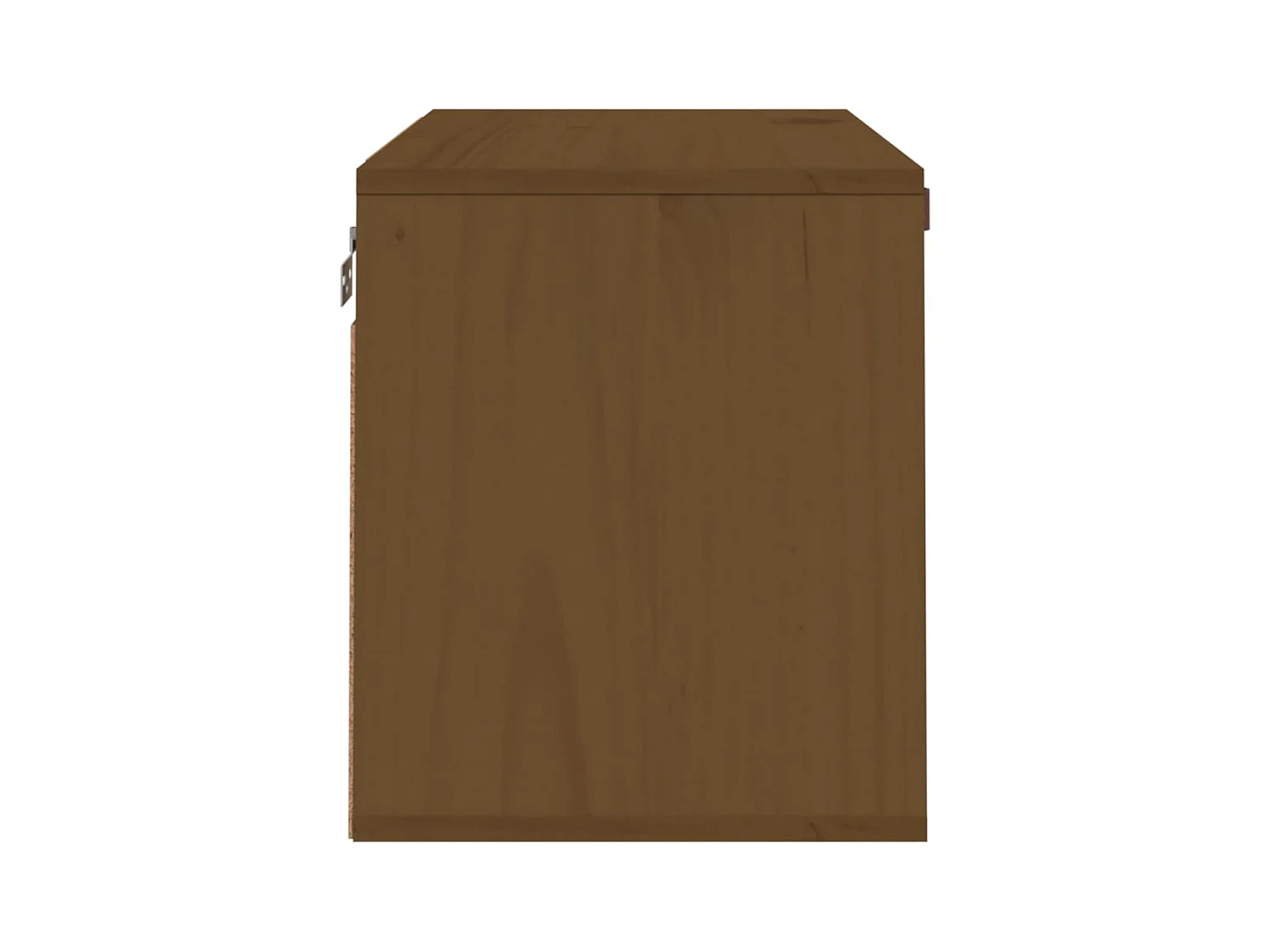 Armario de pared marrón miel 60x30x35 cm Madera maciza de pino