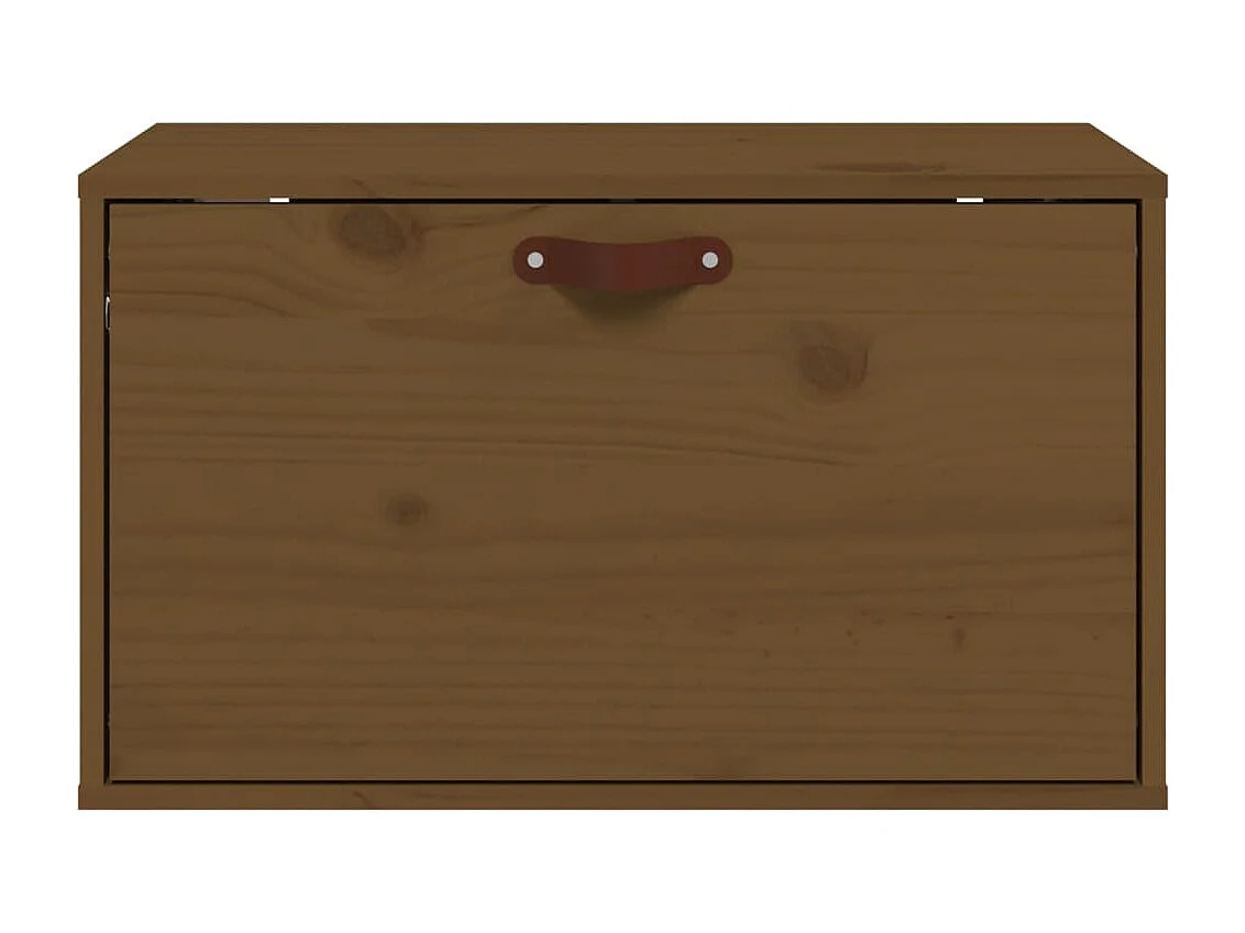 Armoire murale Marron miel 60x30x35 cm Bois de pin massif