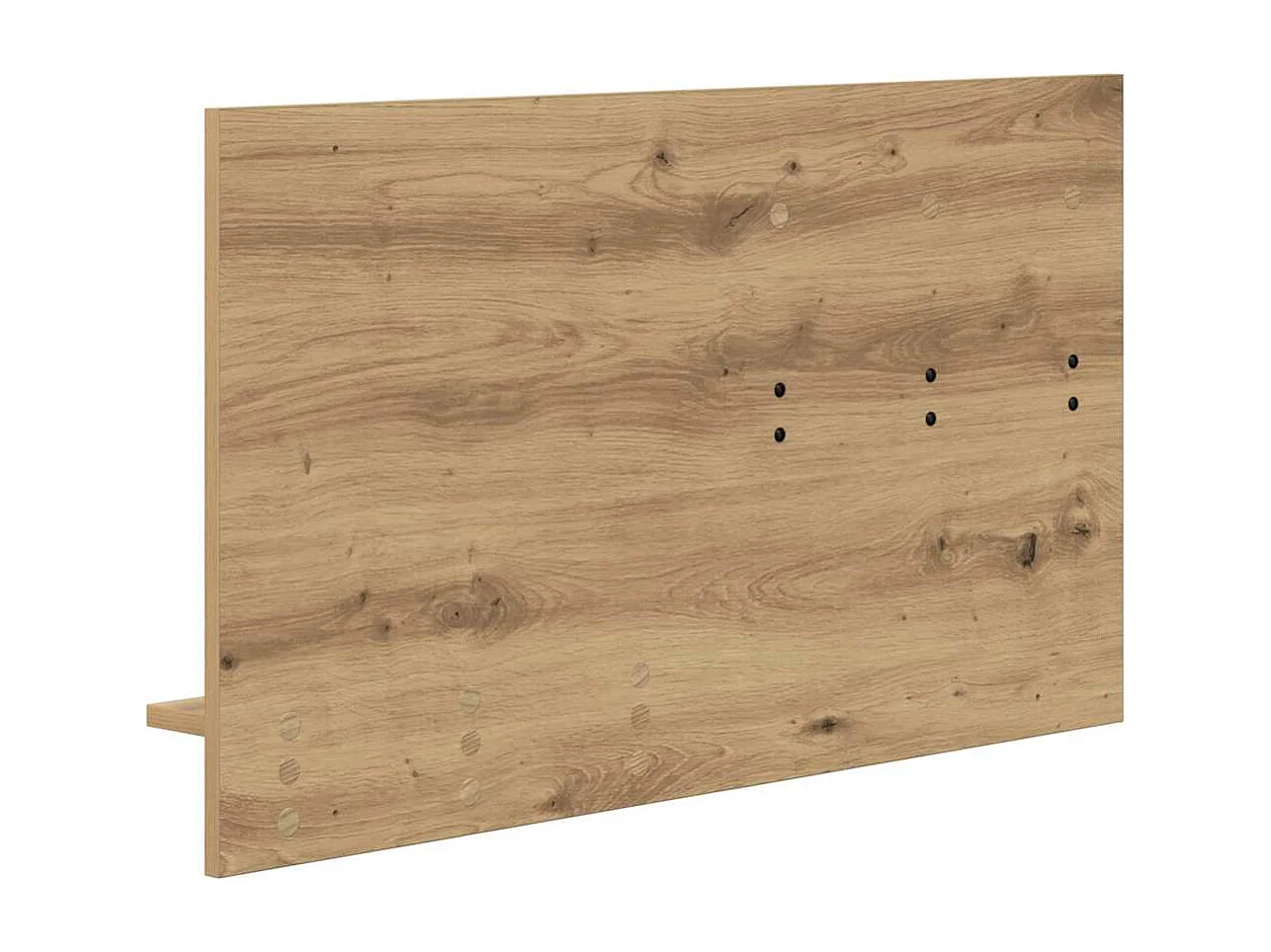 Appendiabiti da parete con specchio, rovere lavorato a mano, 90 x 10 x 50 cm