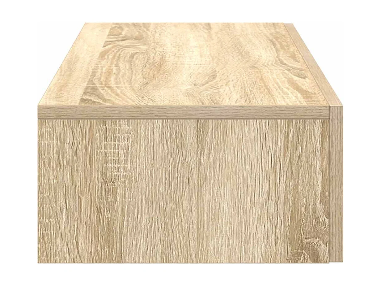 Étagère murale avec tiroirs chêne sonoma bois d'ingénierie