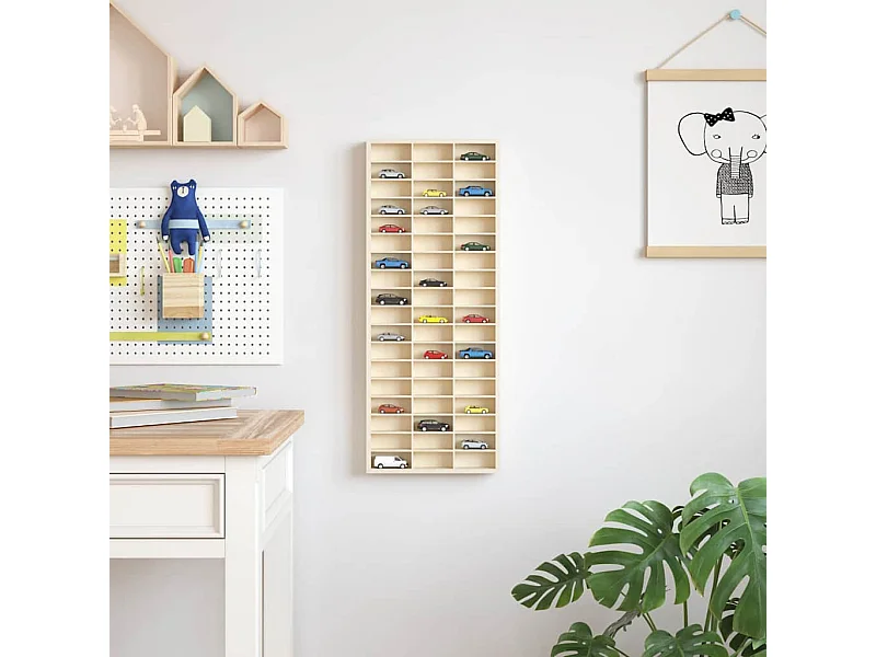 Étui d'affichage Marron 30 x 4,5 x 75 cm Bois d'ingénierie